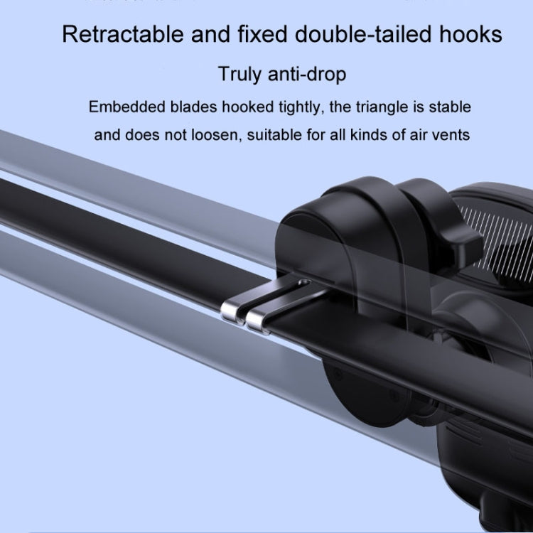 Smart Induction Wireless Charger Car Cell Phone Holder Solar Fast Charging Air Vent Navigation Stand