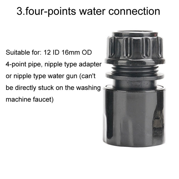 Household High Pressure Car Wash Metal Water Jet Car Brushing Booster Nozzle