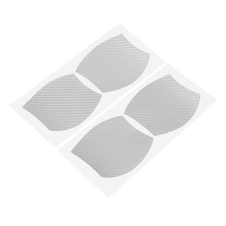 3 Sets Car Door Wrist Handle Protective Stickers Carbon Fiber Handle Protector