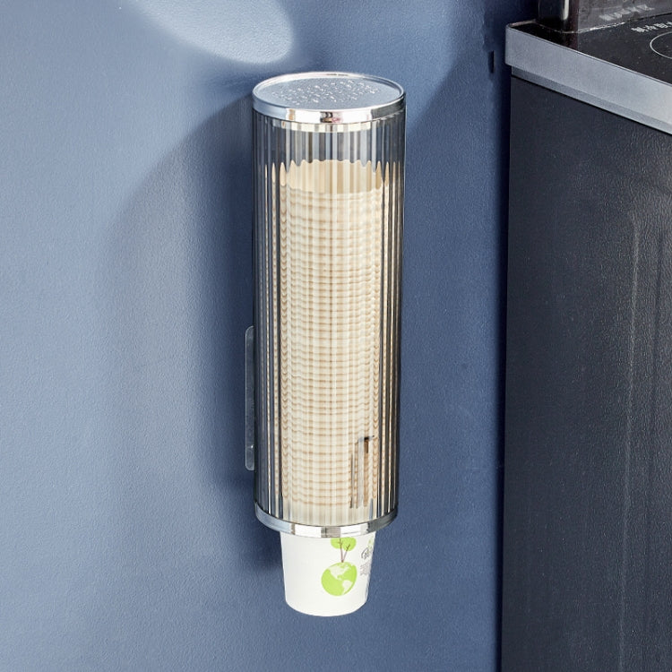 Punch-free Disposable Cup Dispenser Paper Cup Storage Rack without Cup