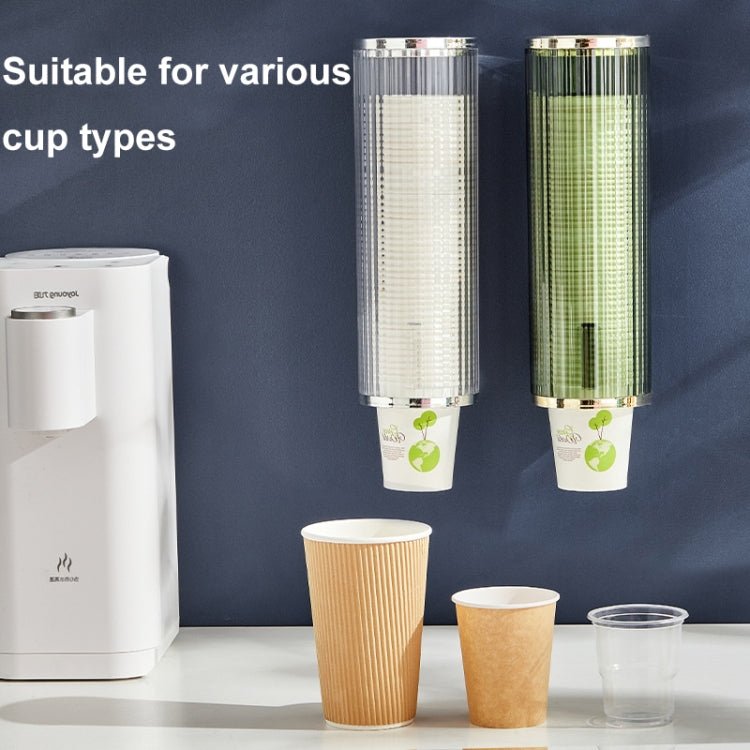Punch-free Disposable Cup Dispenser Paper Cup Storage Rack without Cup