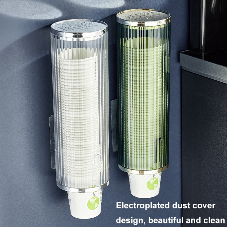 Punch-free Disposable Cup Dispenser Paper Cup Storage Rack without Cup