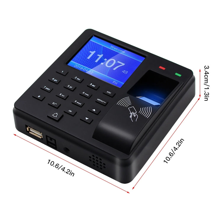 M10 Smart ID Card Recognition Fingerprint Access Control All-in-one Attendance Machine