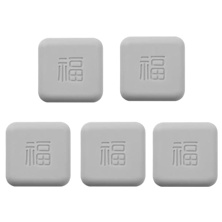 5pcs Doorknob Silent Anti-Collision Pad Living Room Bedroom Door Closing Cushion Silicone Protective Pad