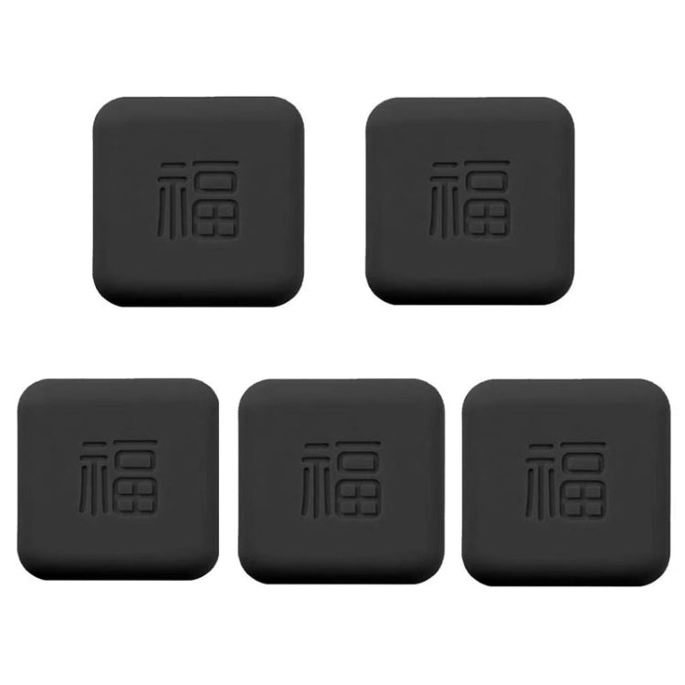 5pcs Doorknob Silent Anti-Collision Pad Living Room Bedroom Door Closing Cushion Silicone Protective Pad