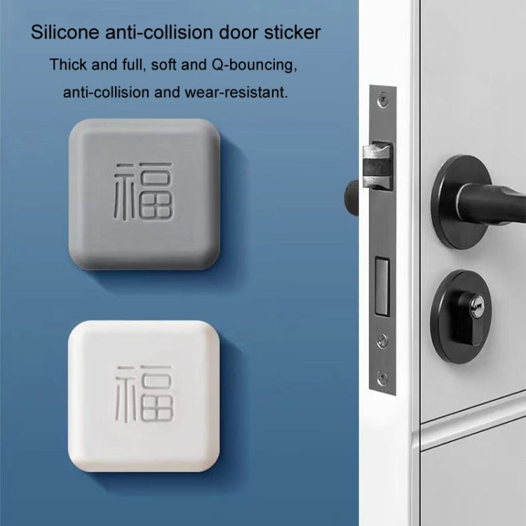 5pcs Doorknob Silent Anti-Collision Pad Living Room Bedroom Door Closing Cushion Silicone Protective Pad