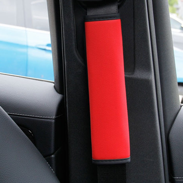 Skin Feeling Car Leather Seat Belt Cover Shoulder Pads