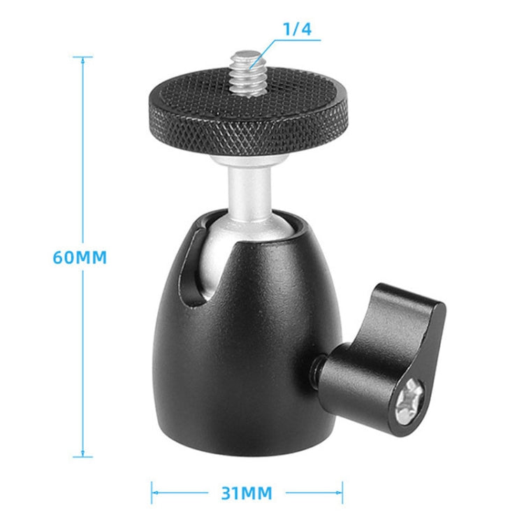 Q39 360 Degree Rotating Ball Tripod Projector Shooting Heads Accessories Cell Phone DSLR Camera Heads