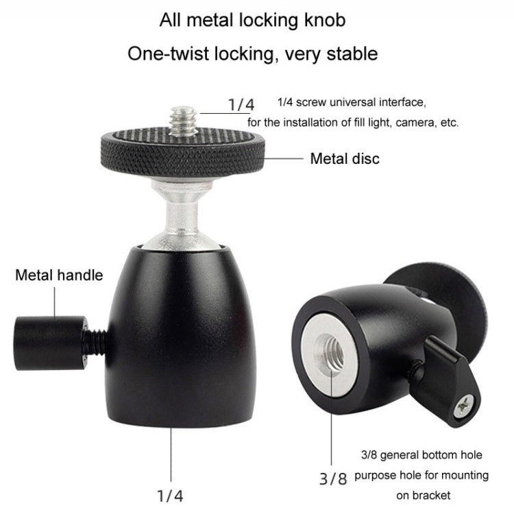 Q39 360 Degree Rotating Ball Tripod Projector Shooting Heads Accessories Cell Phone DSLR Camera Heads