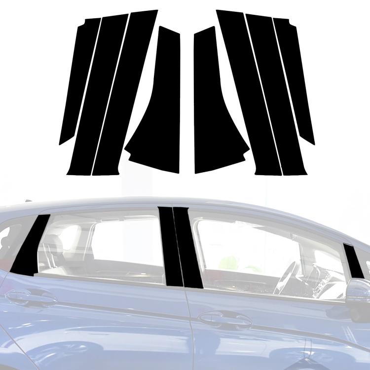 For 2014-2018 Honda Fit 8pcs /Set Universal B-Pillar Decoration Stickers For Left And Right Driving