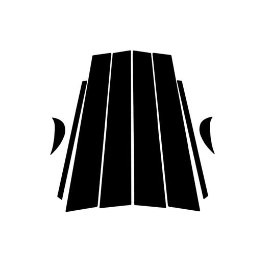 For 2018-2020 Toyota Camry 8pcs /Set Universal B-Pillar Decorative Sticker For Left And Right Drive