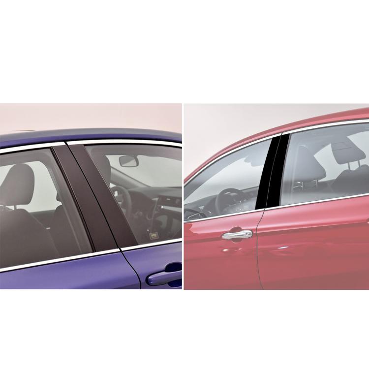 For 2018-2020 Toyota Camry 8pcs /Set Universal B-Pillar Decorative Sticker For Left And Right Drive