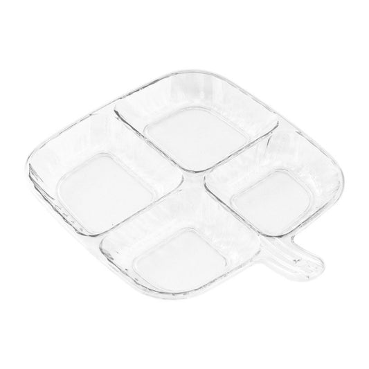 Multipurpose Quad Compartment Side Dish Kitchen Storage Spice Tray