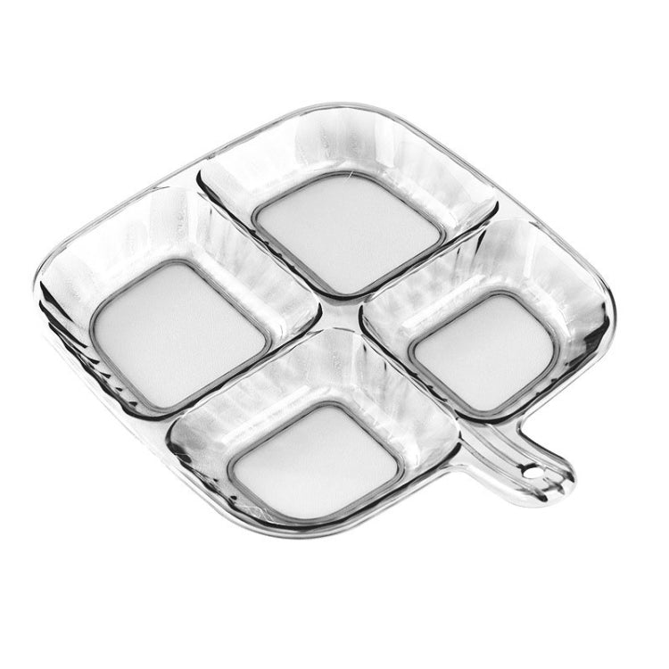 Multipurpose Quad Compartment Side Dish Kitchen Storage Spice Tray