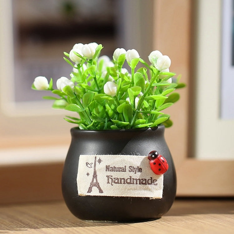 Mini Car Potted Ornaments Decoration Simulated Flower Pots