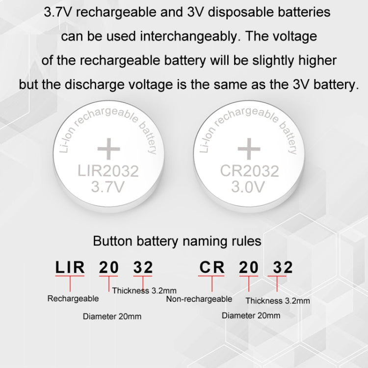 4.2V LIR2032/2450 Button Battery Universal Charger