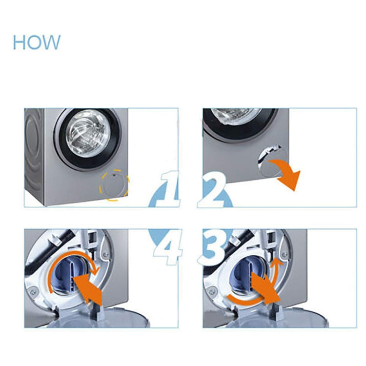 For Siemens Bosch WM1095/1065 WD7205 Washing Machine Drainage Pump Drain Outlet Seal Cover Plug