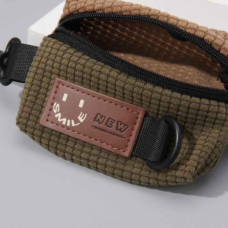 Corduroy Outdoor Cycling Hanging Bag Earphone Portable Storage Sports Bag Universal Bag Hanger