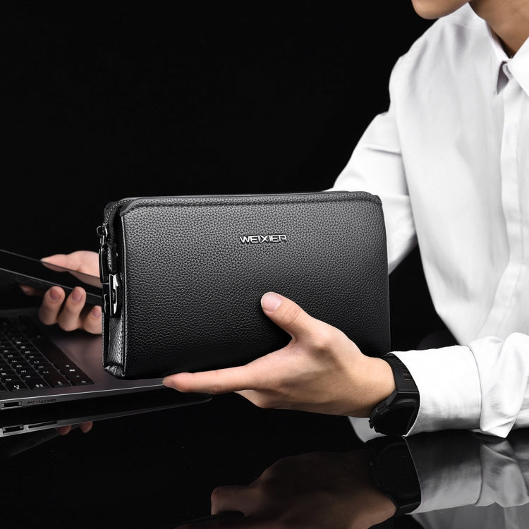 WEIXIER W125 Men Clutch Bag Password Zipper Business Phone Case