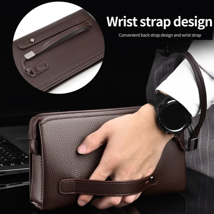 WEIXIER W125 Men Clutch Bag Password Zipper Business Phone Case