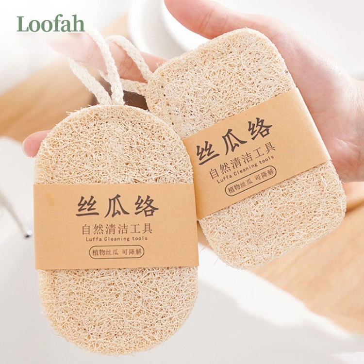 Natural Loofah Dishwashing Brush Dishwashing Tool Loofah Rag Brush