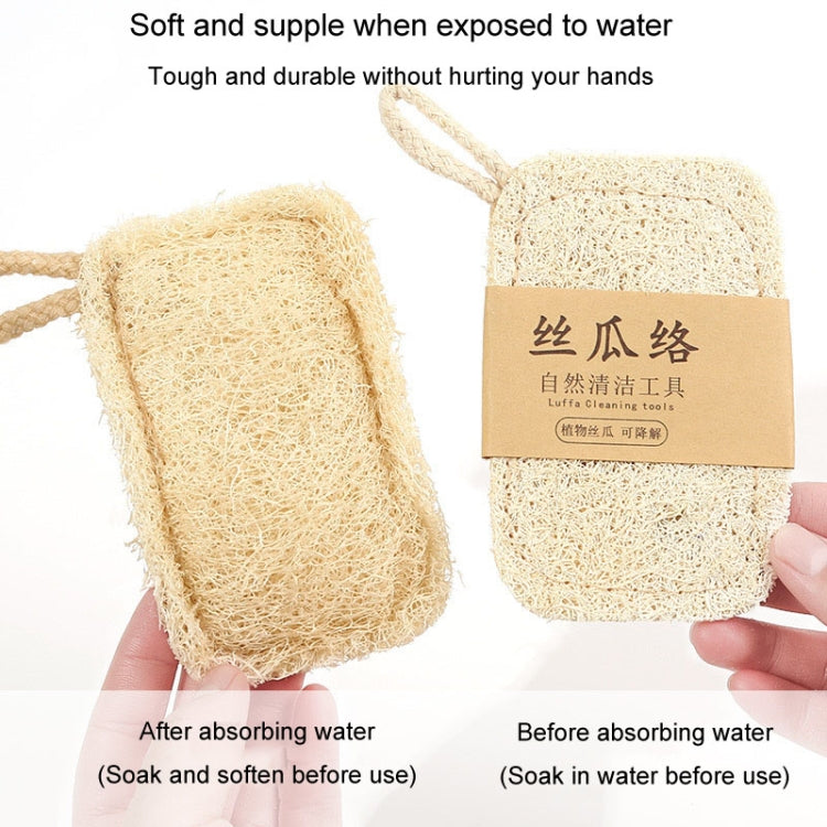 Natural Loofah Dishwashing Brush Dishwashing Tool Loofah Rag Brush