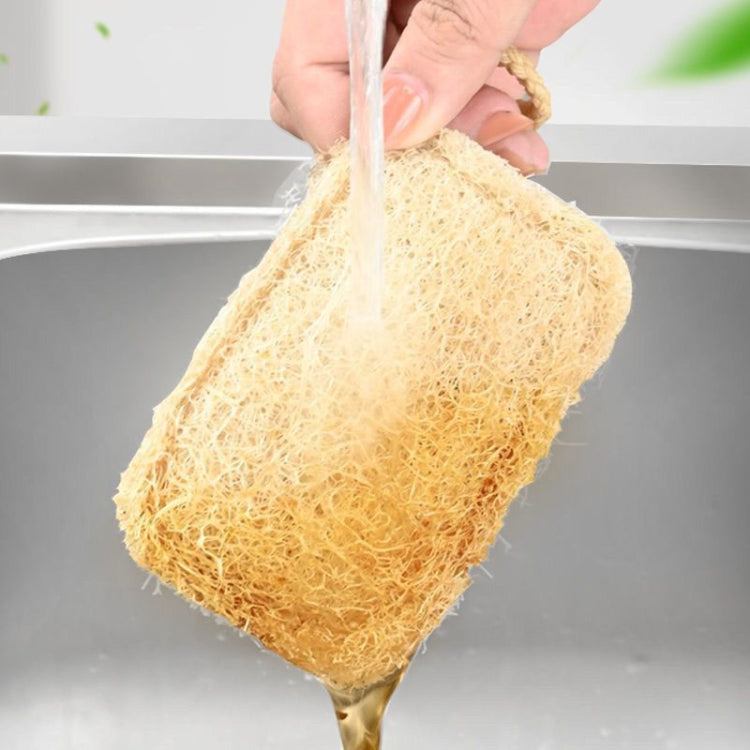 Natural Loofah Dishwashing Brush Dishwashing Tool Loofah Rag Brush