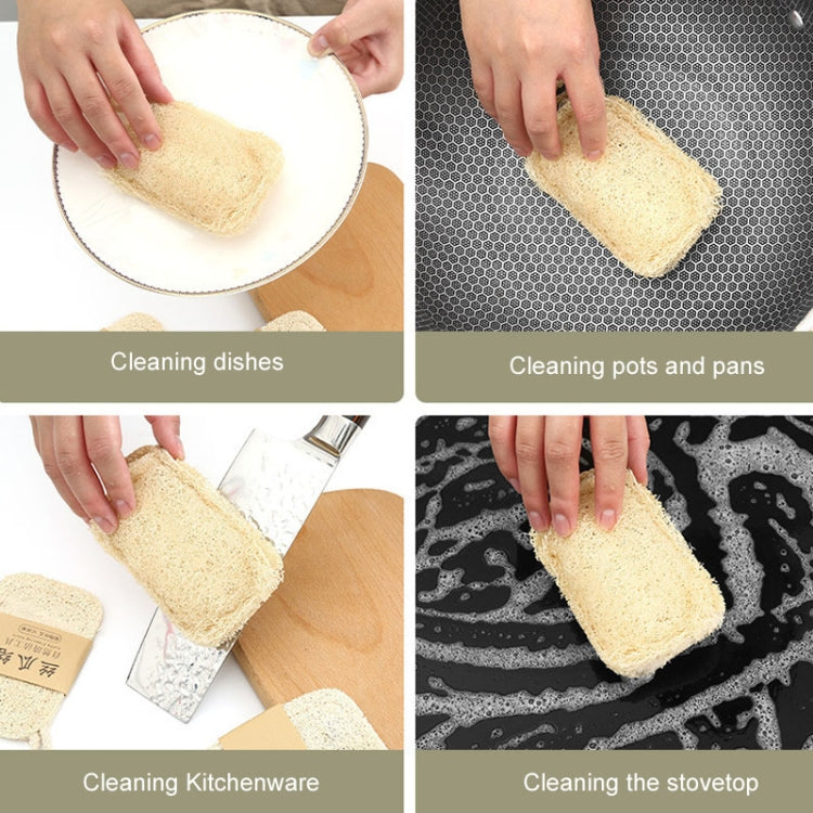 Natural Loofah Dishwashing Brush Dishwashing Tool Loofah Rag Brush