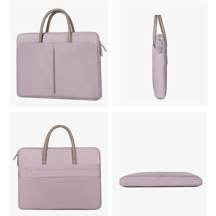 Oxford Cloth Laptop Bag Mens Womens Briefcase with PU Handle