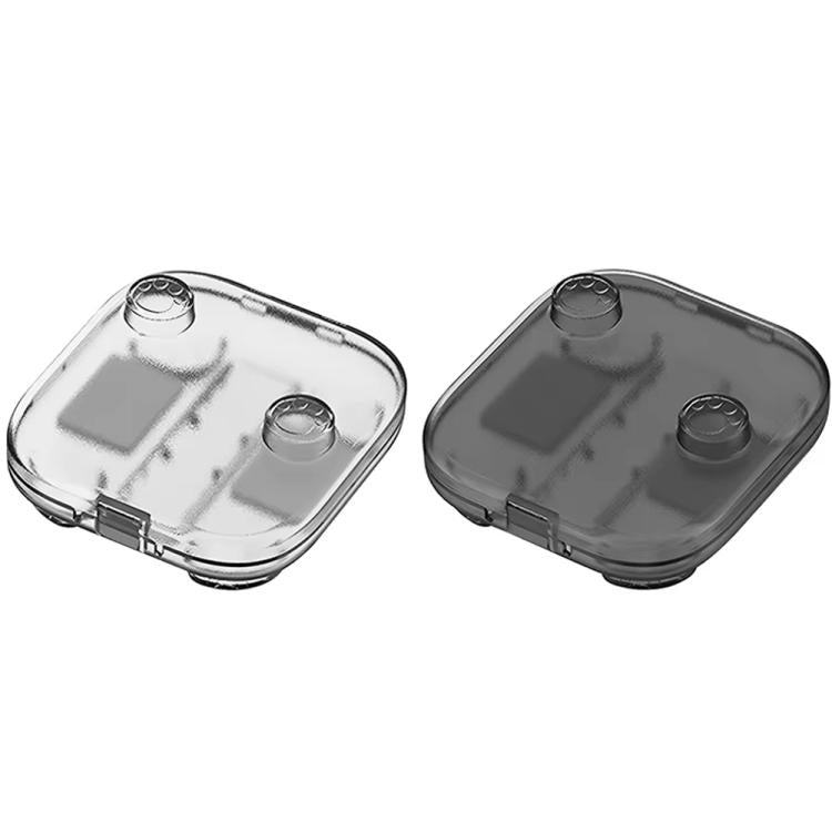 For Nintendo Switch 2 Joy-Con Crystal Storage Case Organizer Anti-Scratch Travel Box With 2 Game Card Slots