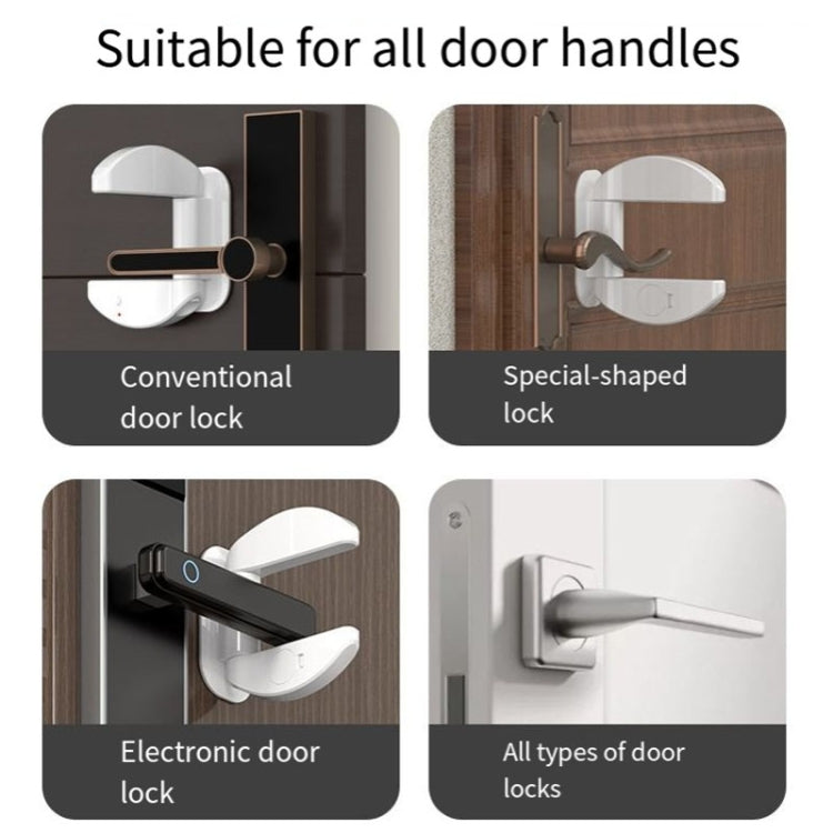 Door Stopper Living Alone Anti Burglary Door Stopper No Hole Child Safety Lock Blocker