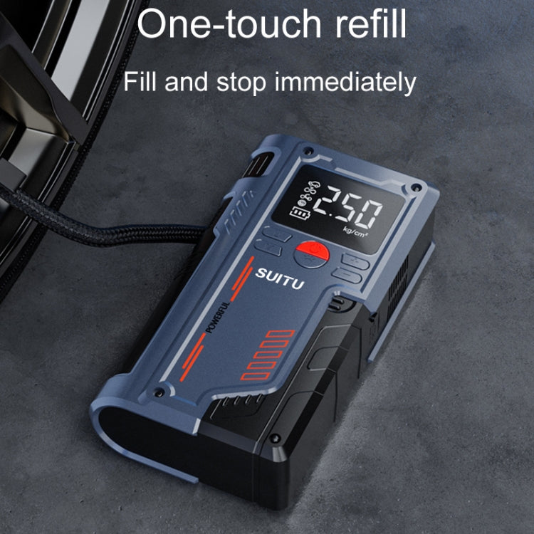 SUITU ST-9631 8pcs /Set Portable Outdoor Car Battery Emergency Start Power Car Inflatable Pump