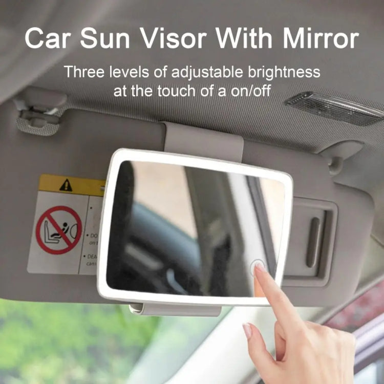 Car Sun Visor LED Light Cosmetic Mirror