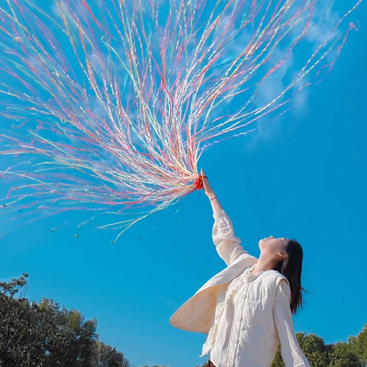 Hand Throwing Rings Ribbon Wedding Bar Atmosphere Stage Magic Props