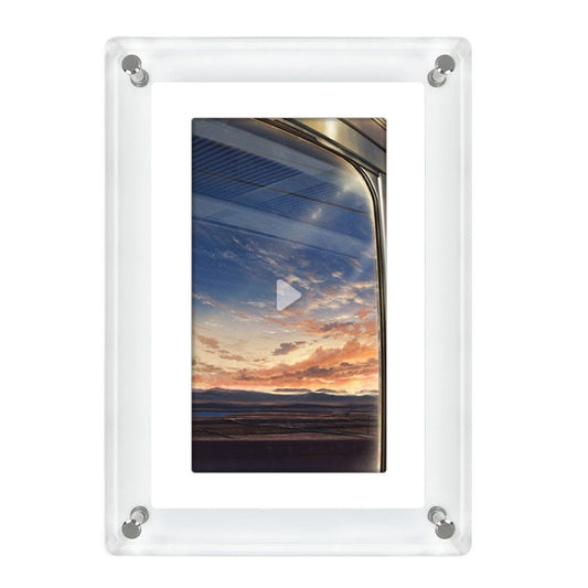 7 Inch Acrylic HD Digital Photo Frame Desktop Smart Motion Video Player Ornament
