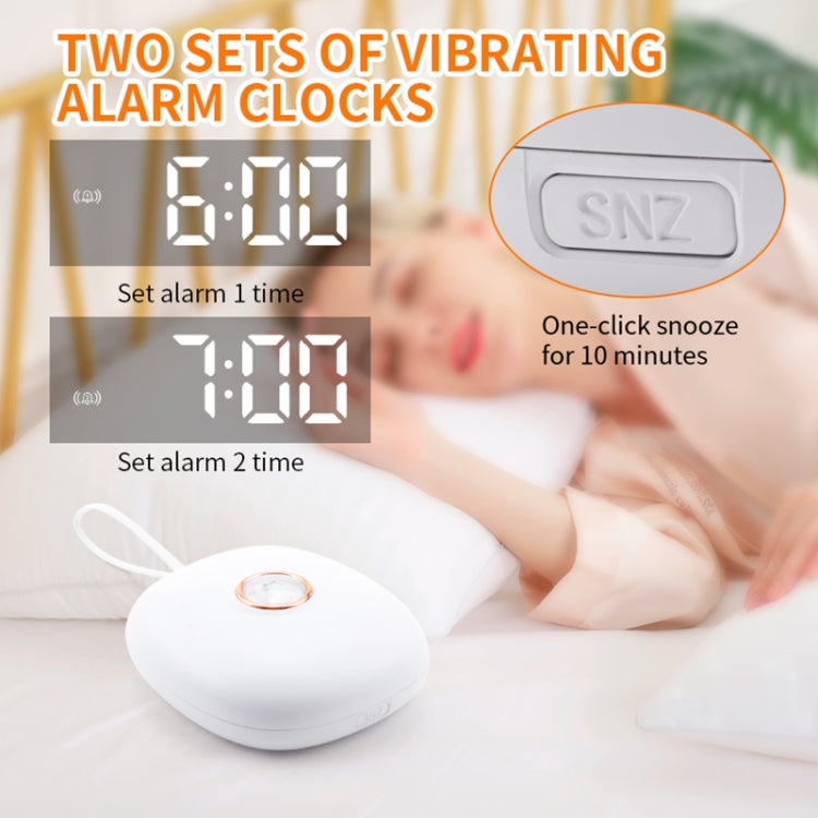 Silent Vibrating Alarm Clock with Multiple Functions for Hearing-impaired People