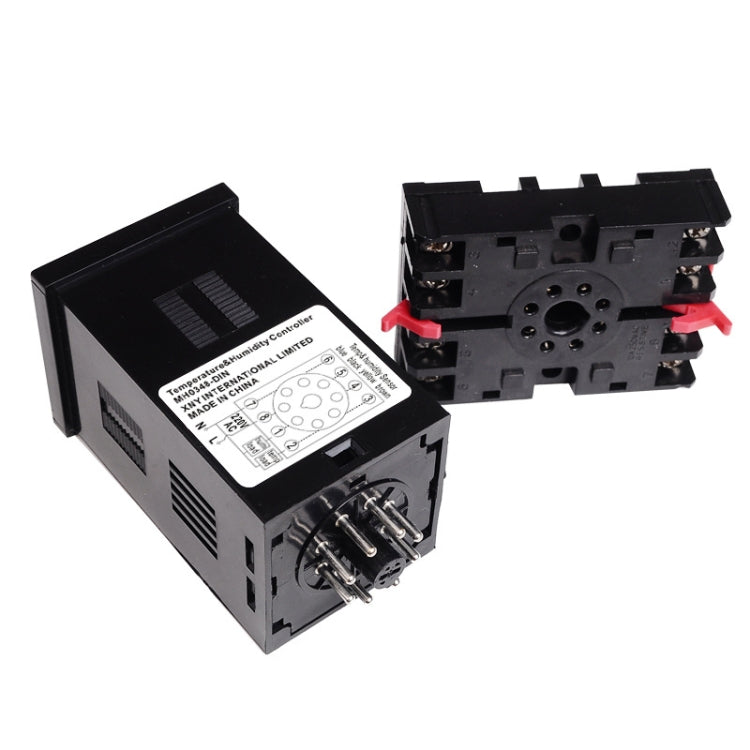 SINOTIMER MH0348-DIN Intelligent High-Precision Temperature Humidity Controller Guide Rail Installation