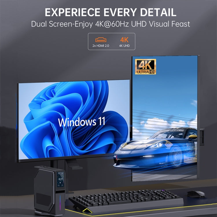 S1 Intel Alder Lake N150 WIFI 6+BT4.2 Office Home Mini PC Win11 DDR4 3200MHz