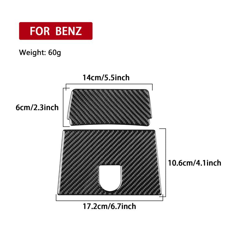 For Mercedes-Benz G-Class W463 2pcs /Set Rear Center Decoration Sticker