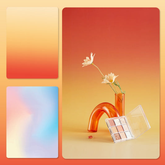 57 x 87cm Double-sided Gradient Background Paper Atmospheric Still Life Photography Props