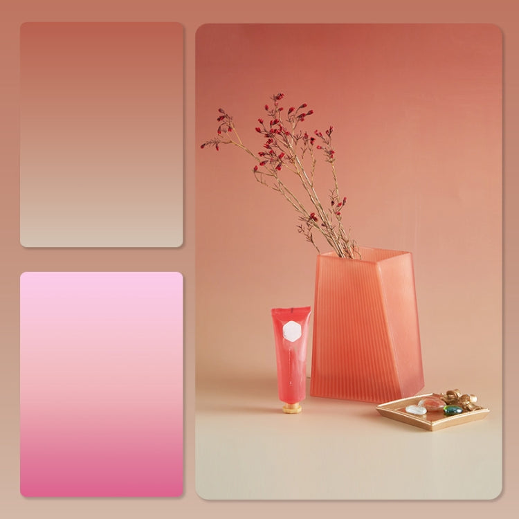 57 x 87cm Double-sided Gradient Background Paper Atmospheric Still Life Photography Props