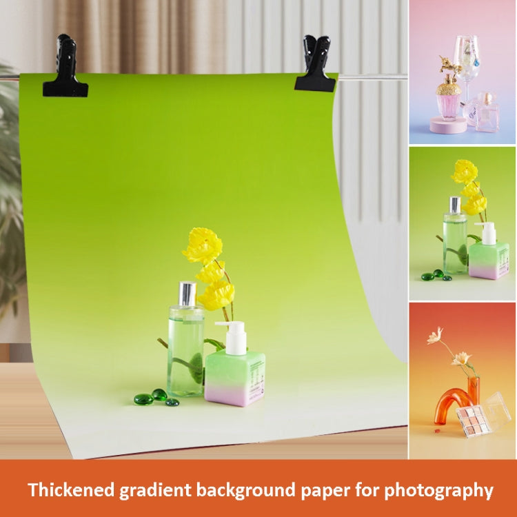 57 x 87cm Double-sided Gradient Background Paper Atmospheric Still Life Photography Props