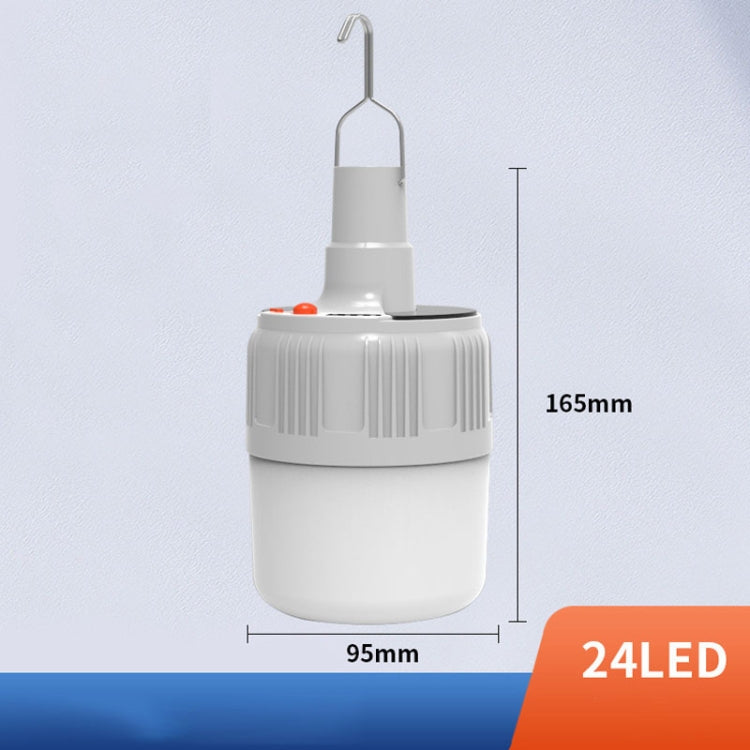 Rechargeable LED Solar Bulb Light Waterproof Night Market Stall Energy Saving Lamp, 24LED, 42LED, 42LED Remote Control