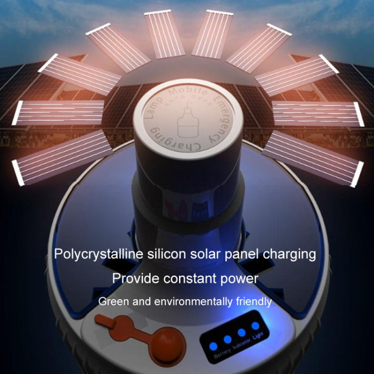 Rechargeable LED Solar Bulb Light Waterproof Night Market Stall Energy Saving Lamp, 24LED, 42LED, 42LED Remote Control
