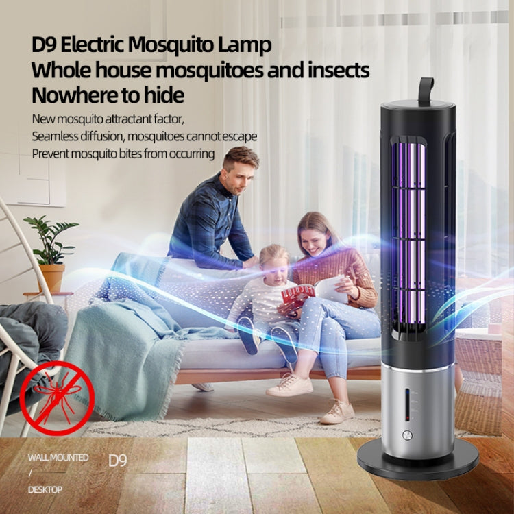 D9 Portable UV Anti Mosquito Lamp Rechargeable Mute Fly Trap with 3-speed Timing