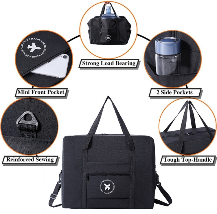 Foldable Travel Bag Shoulder Bag Airplane Suitcase For Camping Hiking