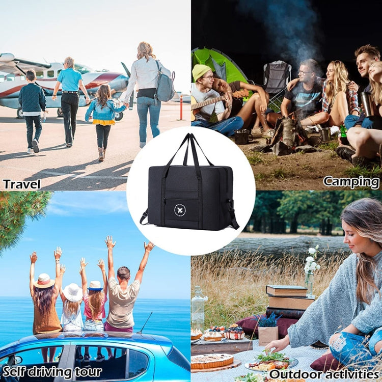 Foldable Travel Bag Shoulder Bag Airplane Suitcase For Camping Hiking