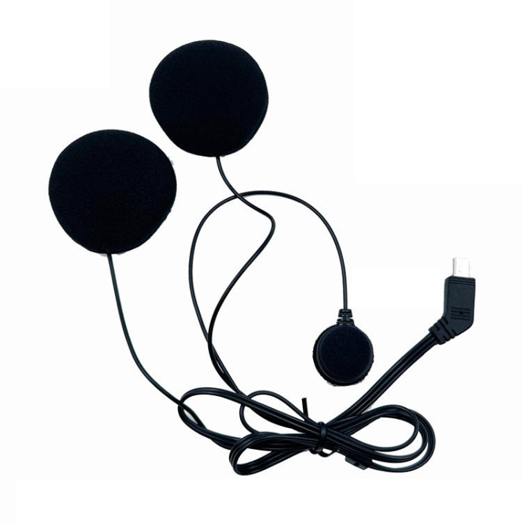 HD Noise-Proof Helmet Intercom Headset Microphone