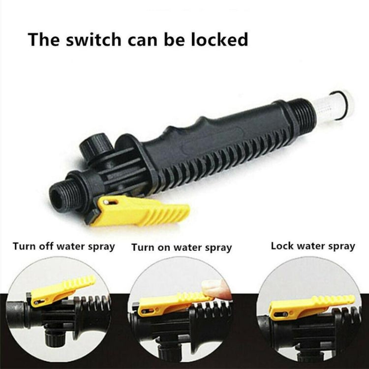 Car Wash Brush Head Soft Bristle Long Handle Brush Spray Foam Bottle Set