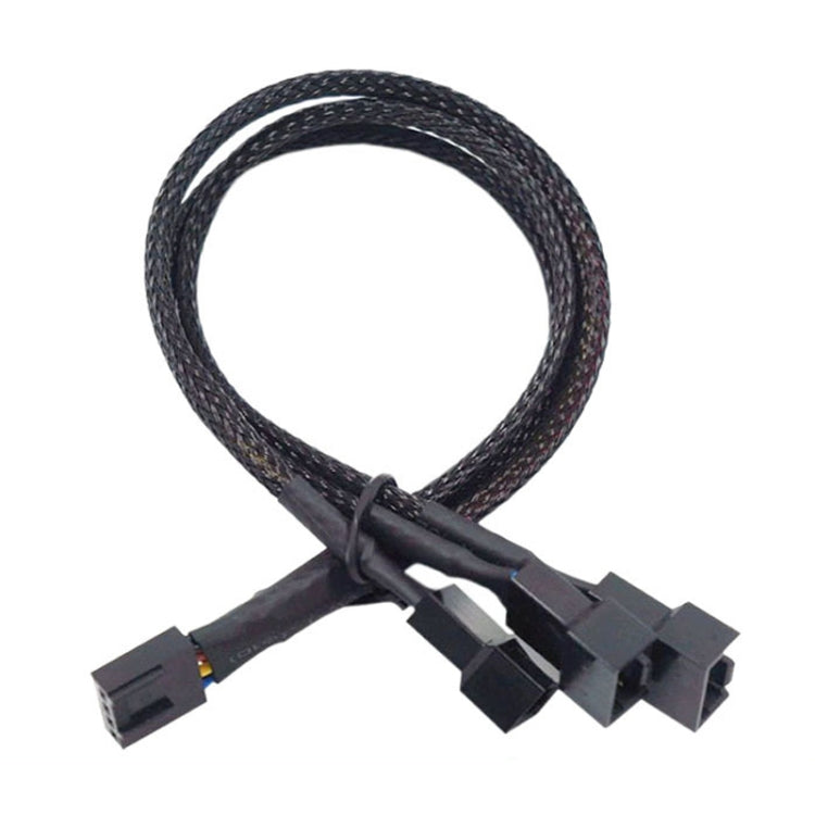 Computer PWM Temperature Control Cooling Fan Extension Cable Chassis HUB Connector